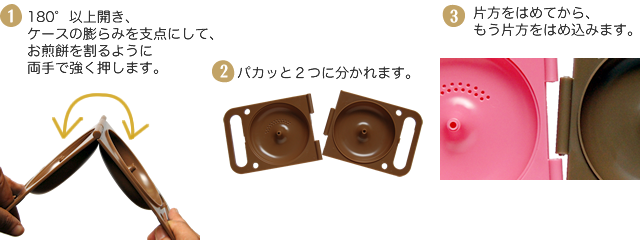 �P�[�X�J�X�^�}�C�Y�菇